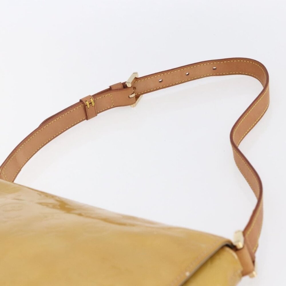 Authentic LOUIS VUITTON Monogram Vernis Thompson Street Bag Beige M91301 LV - Picture 15 of 16